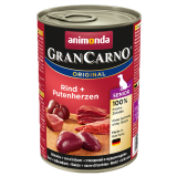 Animonda GranCarno Senior Hovězí + krůtí srdce  400 g